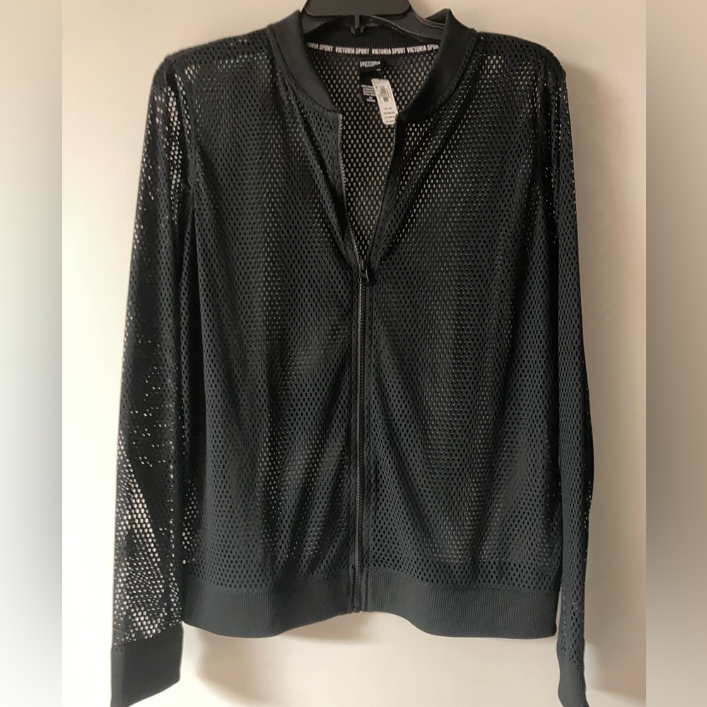 Victoria's Secret Black Mesh Top